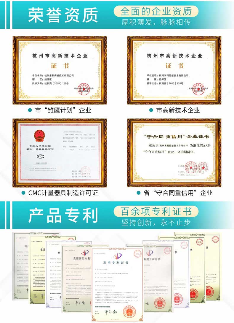 米科榮譽資質